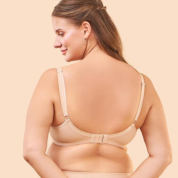 Enamor AB75 M-Frame No-Bounce Full Support Cotton Bra – Non-Padded, Wirefree, Full Coverage with Cooling Technology Solid Colours Available